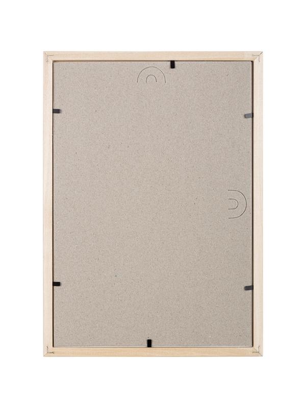 Рамка А4(21х30) некрашеный деревянный багет, насте