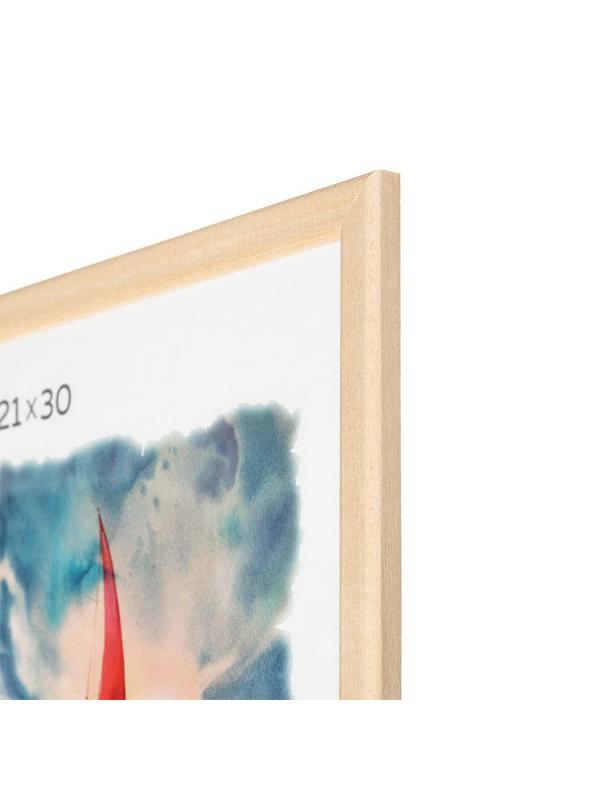 Рамка А4(21х30) некрашеный деревянный багет, насте