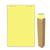 Бумага для флипчартов желтая пастель клетка 68.0х98.0 20 лист.80гр.