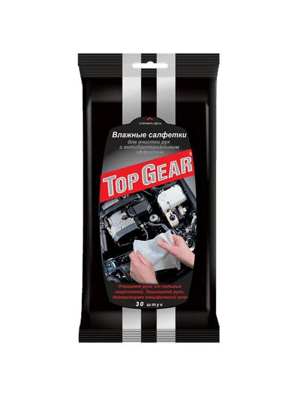 Салфетки влажные для рукTop Gear №30