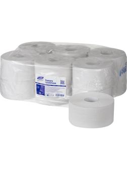 Бумага туалетная д/дисп Luscan Professional 1слбелвторвтул200м 12рул/уп