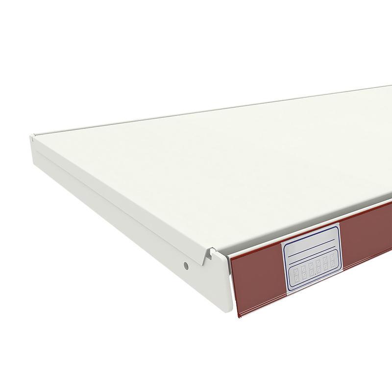 Ценникодержатель полочный самоклеющ DBR39 дл.1250мм, красный, 50шт/уп