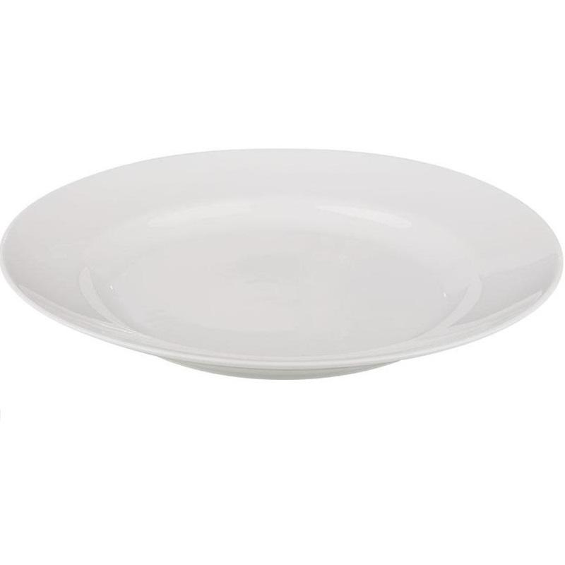 Тарелка мелкая 240мм фарфор белая (4С0170)
