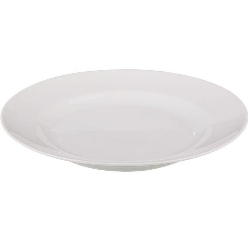 Тарелка десертная 170мм фарфор белая (4С0289)