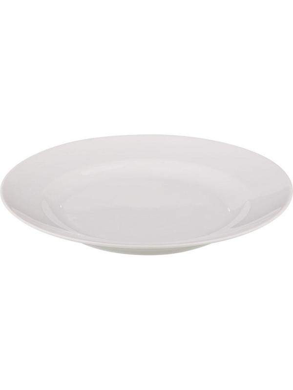 Тарелка десертная 170мм фарфор белая (4С0289)
