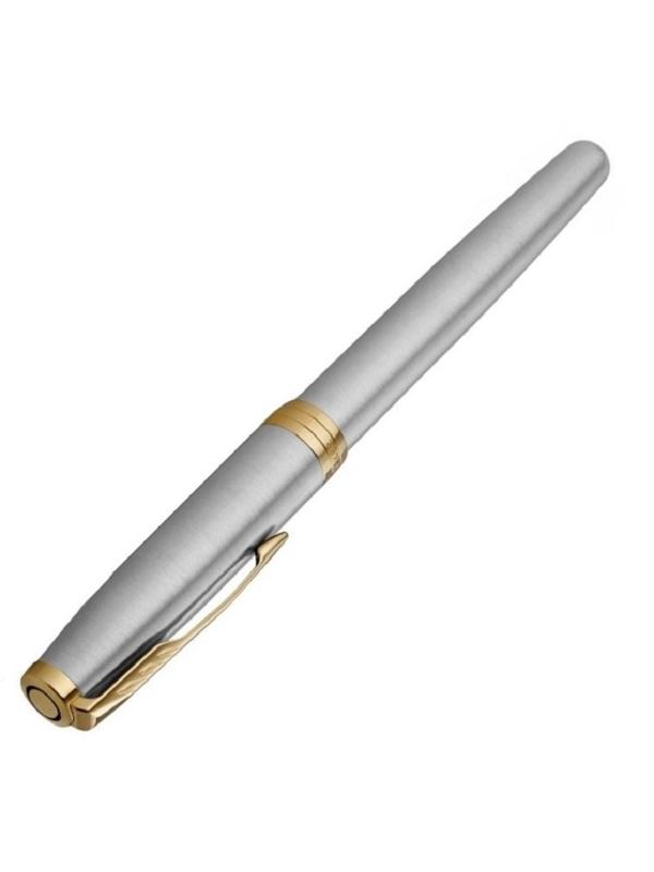 Ручка перьевая PARKER SONNET STAINLESS STEEL GT 2черных картр тонк 1931504