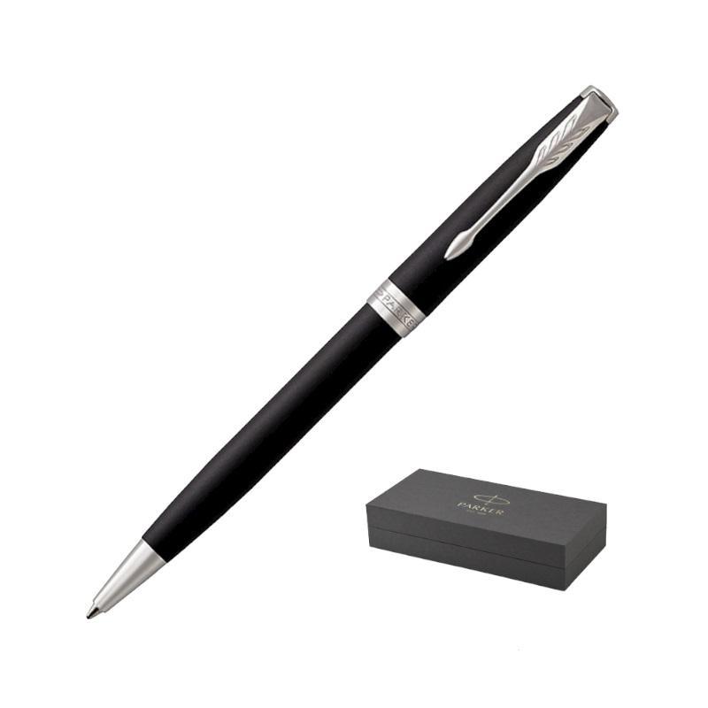 Ручка шариковая  PARKER SONNET MATT BLACK CT черный 0 ,8мм 1931524