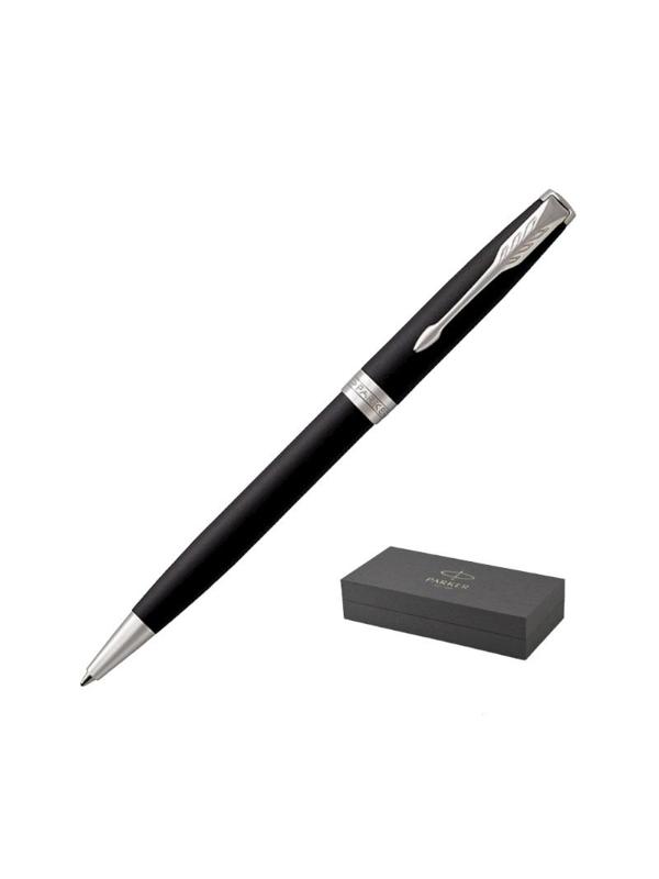 Ручка шариковая  PARKER SONNET MATT BLACK CT черный 0 ,8мм 1931524