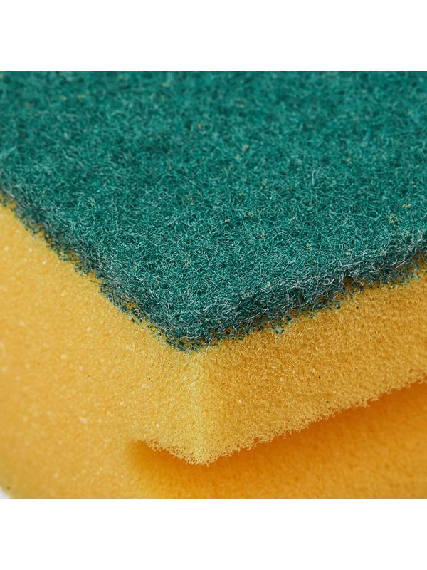 Губки для мытья посуды с выемкой д/пальцев 2шт/уп. PACLAN