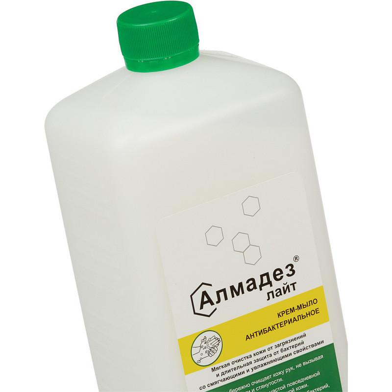 Мыло жидкое дезинф. Алмадез-Лайт антибактериальное 1,0 л(с дозатором)