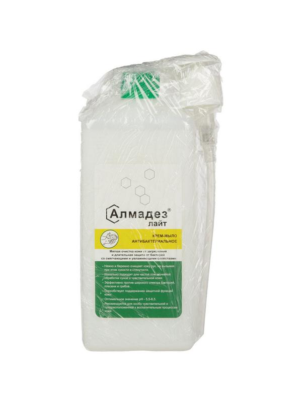 Мыло жидкое дезинф. Алмадез-Лайт антибактериальное 1,0 л(с дозатором)