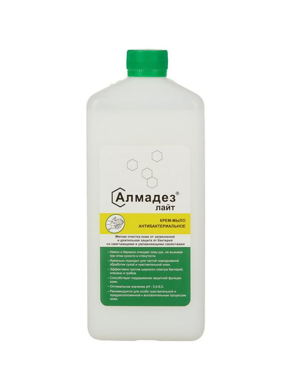 Мыло жидкое дезинф. Алмадез-Лайт антибактериальное 1,0 л(с дозатором)
