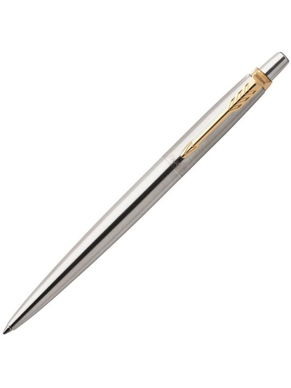 Ручка шариковая PARKER JOTTER STAINLESS STEEL GT синий 1953182