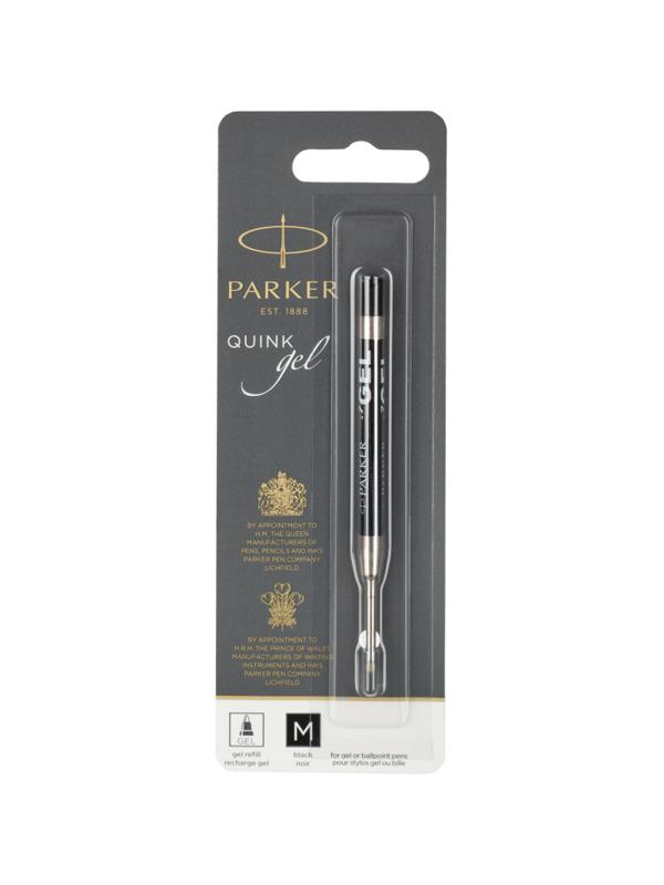 Стержень гелевый 98мм PARKER 1950344 черный 0,7мм Франция БЛИСТЕР