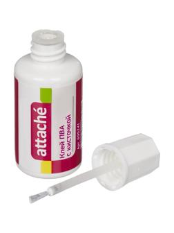 Клей ПВА Attache 20г с кисточкой