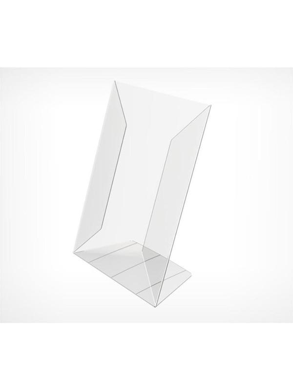 Ценникодержатель настольный для информации L-образный формата А6