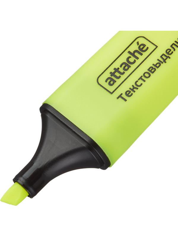 Маркер текстовыделитель Attache Colored 1-5мм желтый