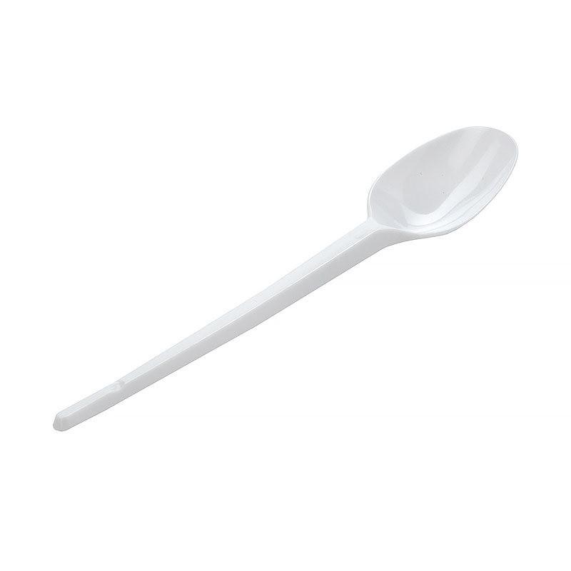 Ложка одноразовая чайная  125мм, белая, Компакт, КОМУС, ПС 100шт/уп