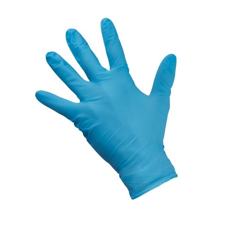 Перчатки однораз. PACLAN нитрил неопудренные синие 407881 р.L 100шт/уп,ПС