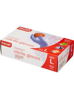 Перчатки однораз. PACLAN нитрил неопудренные синие 407881 р.L 100шт/уп,ПС