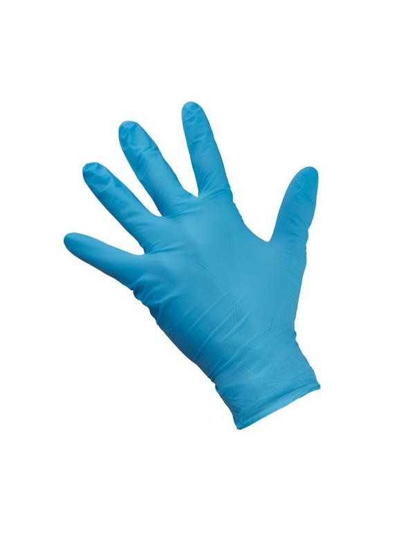 Перчатки однораз. PACLAN нитрил неопудренные синие 407881 р.L 100шт/уп,ПС