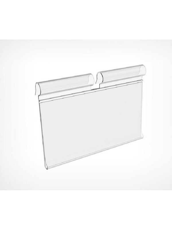 Ценникодержатель полочный на крючок откидной,50мм,100шт/уп