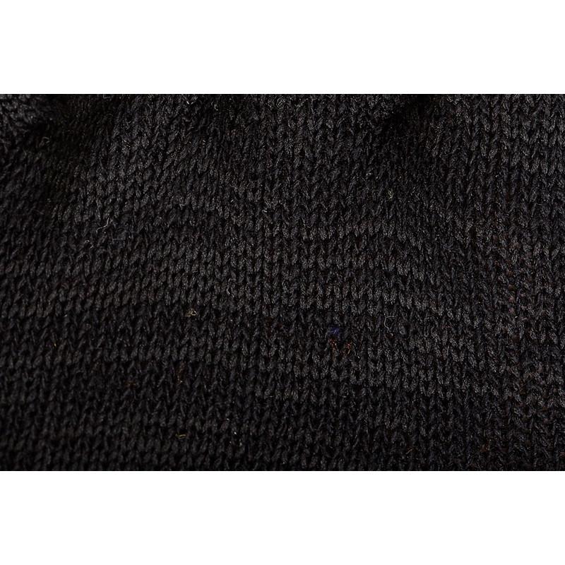 Перчатки защитные трикотажные ПВХ Точка 4 нити 43г 10 класс черные 10пар/уп