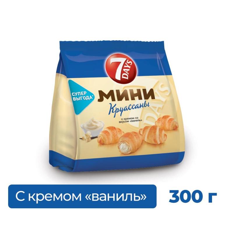 Круасcаны 7 Days мини ваниль 300г