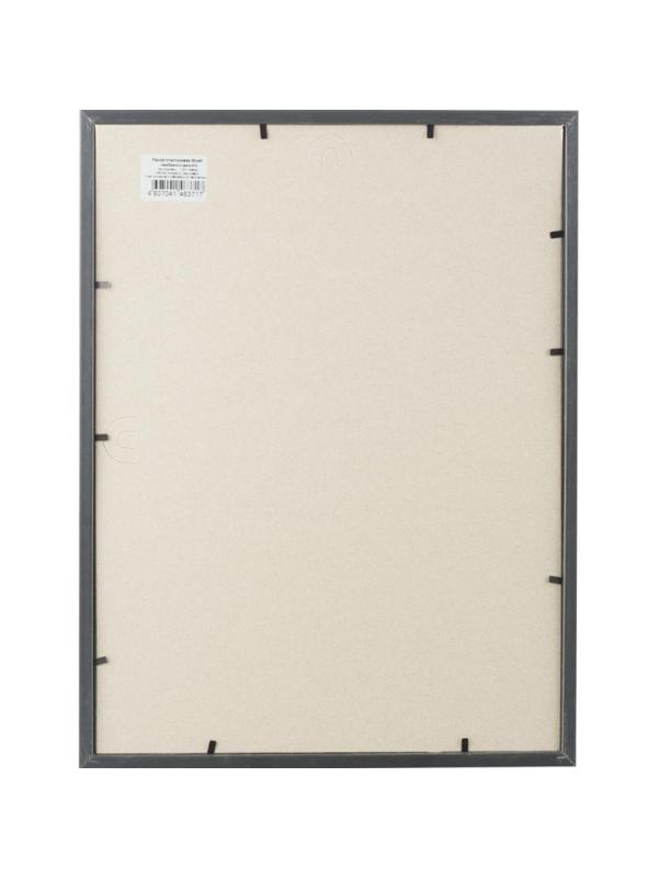 Рамка пластиковая А 4 серебряного цвета 513