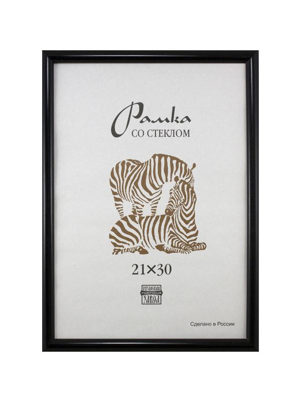 Рамка пластиковая А 4 черного цвета 508