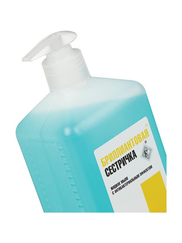 Мыло жидкое дезинф. Бриллиантовая сестричка 1,0 л(с дозатором) УТ000001626