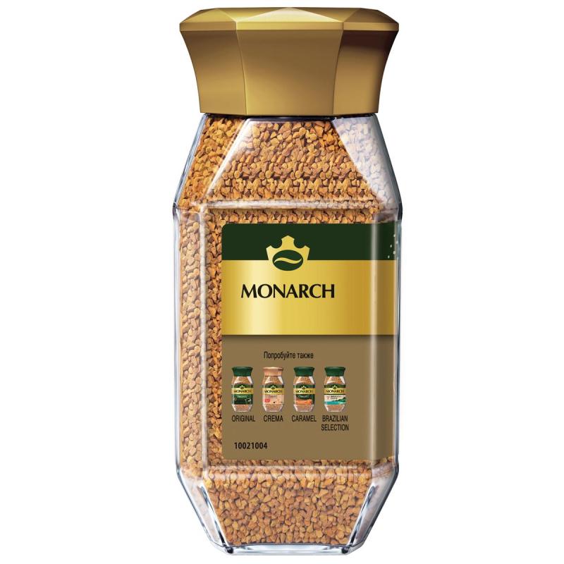 Кофе растворимый сублимированный Monarch Gold, 95гр ст/б