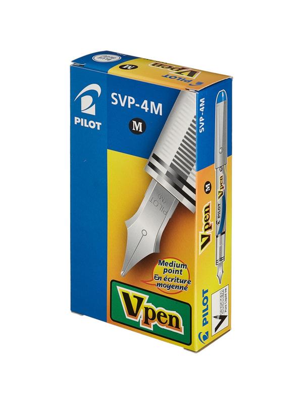 Ручка перьевая PILOT одноразовая SVP-4M V-Pen, синие чернила, 0,58мм