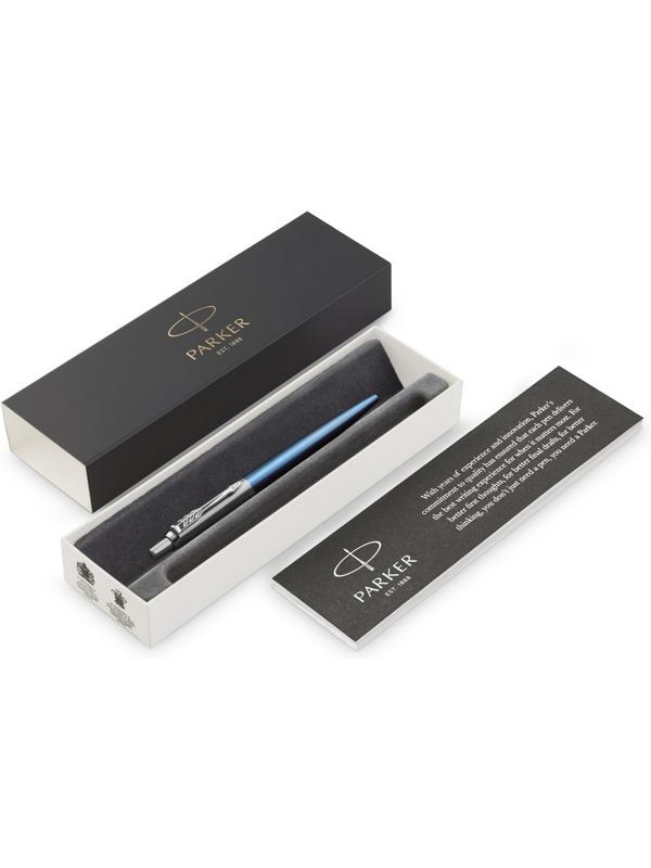 Ручка шариковая  PARKER Jotter Waterloo Blue CT синий 1953191 Франция