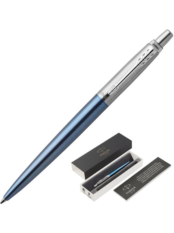 Ручка шариковая  PARKER Jotter Waterloo Blue CT синий 1953191 Франция
