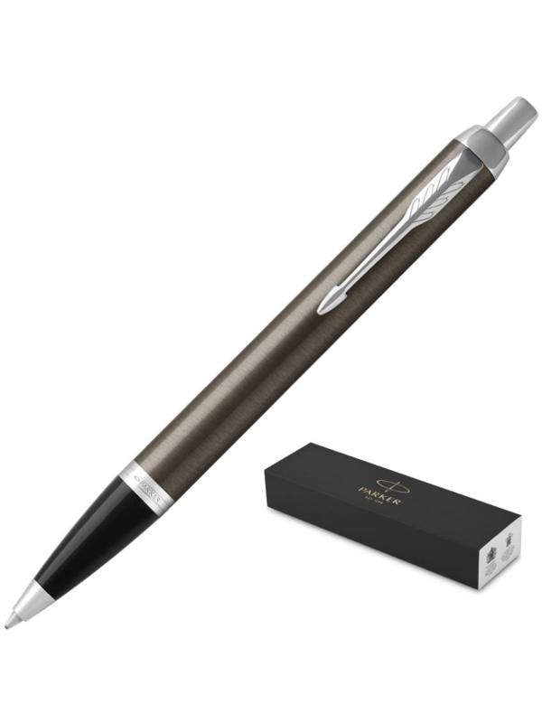 Ручка шариковая  PARKER IM Metal Core Dark Espresso CT синий 1931671 Китай