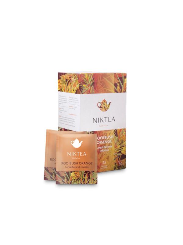 Чай NIKTEA ройбуш оранж, 25 пакx2гр/уп