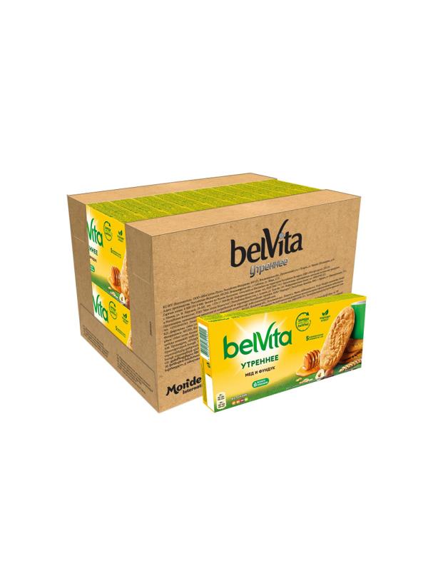 Печенье BelVita Утреннее фундук, мед, 225г