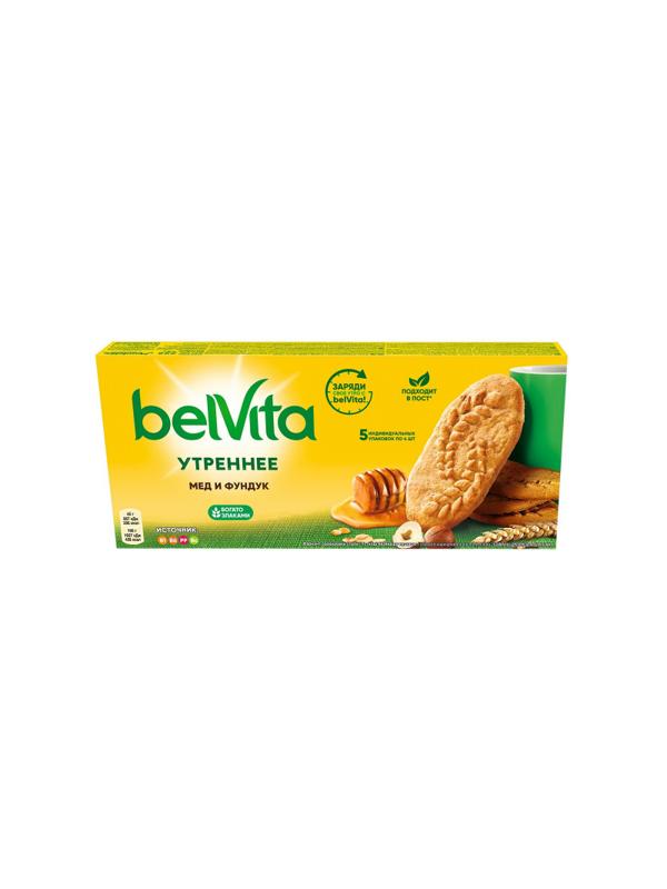 Печенье BelVita Утреннее фундук, мед, 225г