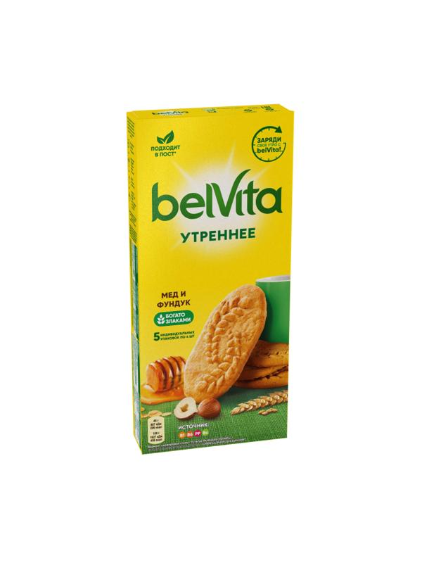 Печенье BelVita Утреннее фундук, мед, 225г