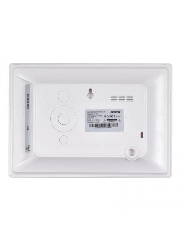 Фоторамка цифровая Digma 7 PF-733 800x480 White