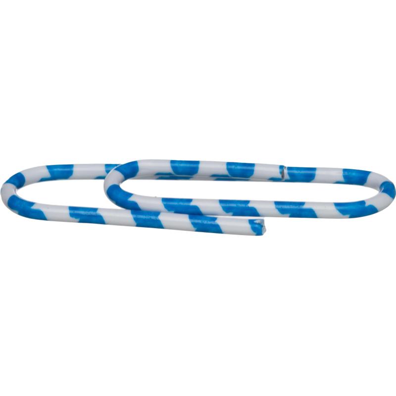 Скрепки Attache Зебра с полимерным покрытием,28 мм,разноцветные,100 шт/уп