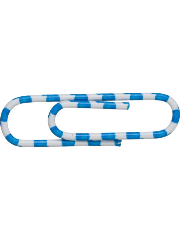 Скрепки Attache Зебра с полимерным покрытием,28 мм,разноцветные,100 шт/уп