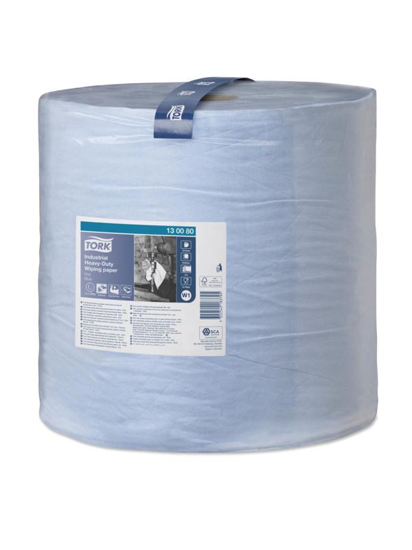 Бумага протирочная Tork суперпрочная в рул.голуб.130080