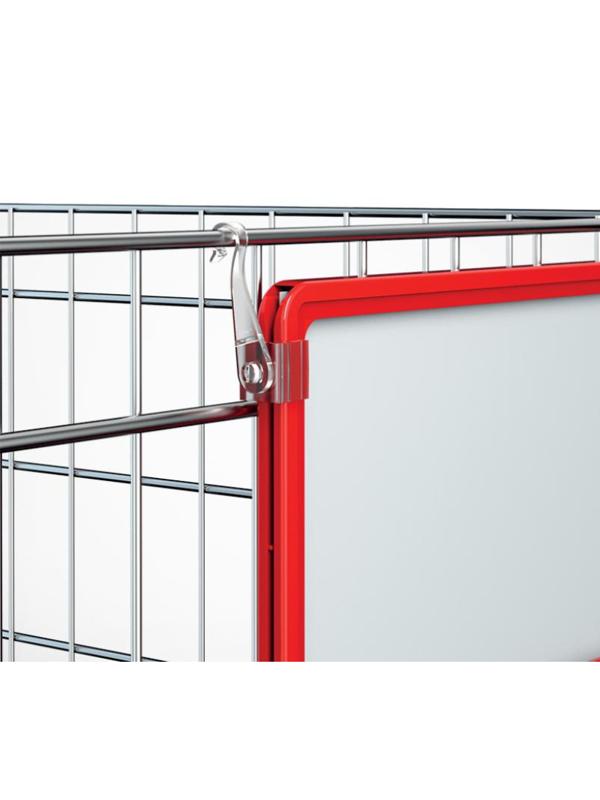 Крючки подвижные для рамок F-CLIP-SW (А6-А2), 20шт/уп