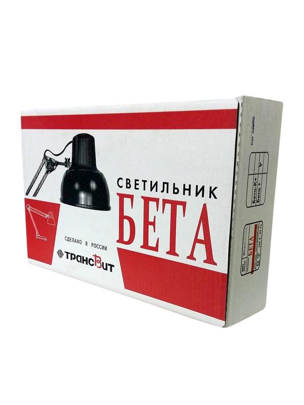 Светильник Трансвит Бета+ с основанием Е27 60W черный