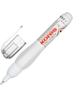 Корректирующий карандаш 10г (8мл)Kores Tri Pen, металлический наконечник
