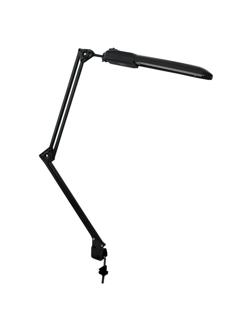 Светильник Трансвит Дельта на струбцине 2G7 11W с АПП МПС черный