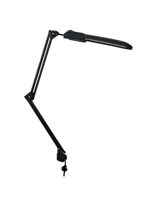 Светильник Трансвит Дельта на струбцине 2G7 11W с АПП МПС черный