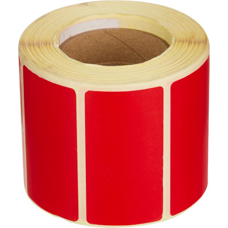 Термоэтикетки ЭКО 58x30, красная, вт.40, 700шт/рул